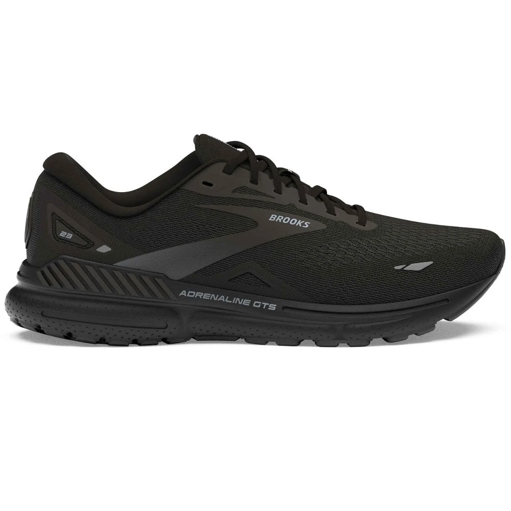 BROOKS Adrenaline GTS 23 Mens Running Shoes Black/Black/Ebony 2 BROOKS Adrenaline GTS 23 Mens Running Shoes Black/Black/Ebony - Image 2