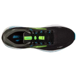 BROOKS Adrenaline GTS 23 Wide 2E Mens Running Shoes Black/Hawaiian Ocean/Green -Hoka || BROOKS || Altra Shop adrenaline gts 23 wide 2e mens running shoes black hawaiian ocean green p8217 32632 image