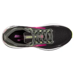 BROOKS Adrenaline GTS 23 Womens Running Shoes Black/Gunmetal/Sharp Green -Hoka || BROOKS || Altra Shop adrenaline gts 23 womens running shoes black gunmetal sharp green p8175 32354 image