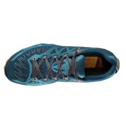 La Sportiva Akyra Mens Trail Running Shoes Ocean/Flame -Hoka || BROOKS || Altra Shop akyra mens trail running shoes ocean flame p5885 23123 image