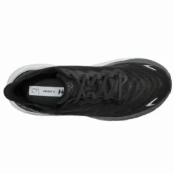 Hoka Arahi 6 Wide 2E Mens Running Shoes Black/White -Hoka || BROOKS || Altra Shop arahi 6 wide 2e mens support road running shoes black white p7623 30102 image