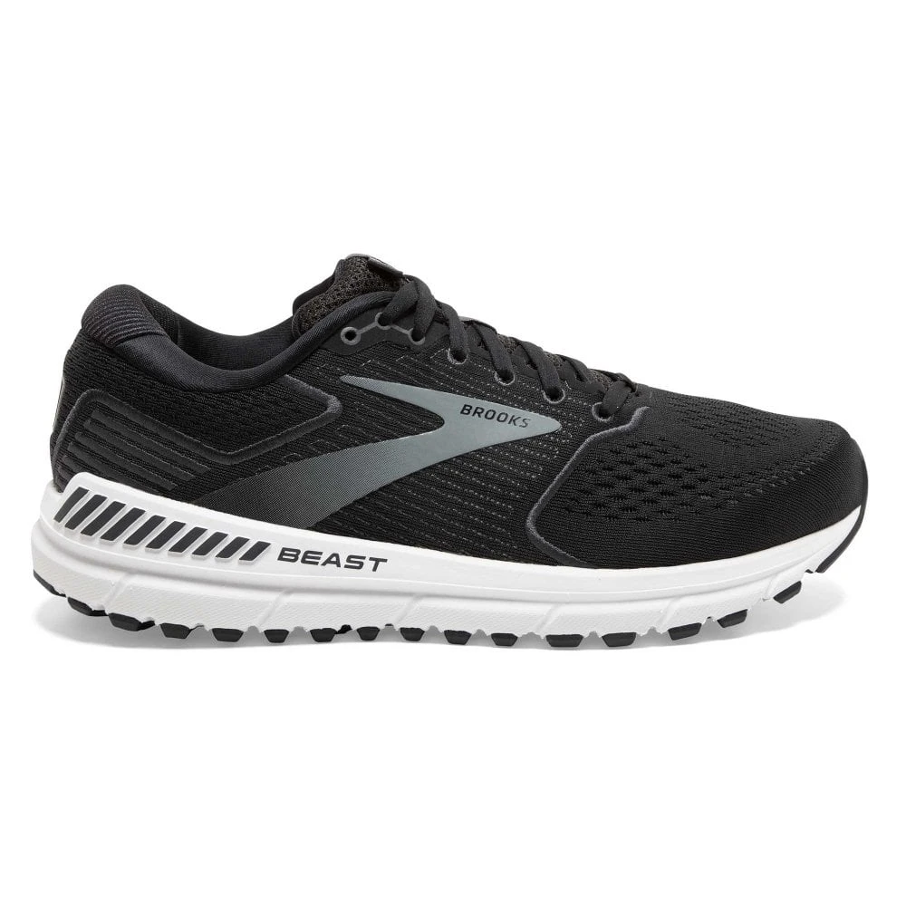 BROOKS Beast 20 Mens Running Shoes Black/Ebony/Grey 1 BROOKS Beast 20 Mens Running Shoes Black/Ebony/Grey