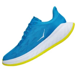 Hoka Carbon X 2 Mens Road Running Shoes Diva Blue/Citrus -Hoka || BROOKS || Altra Shop carbon x 2 mens road running shoes diva blue citrus p6240 24570 image