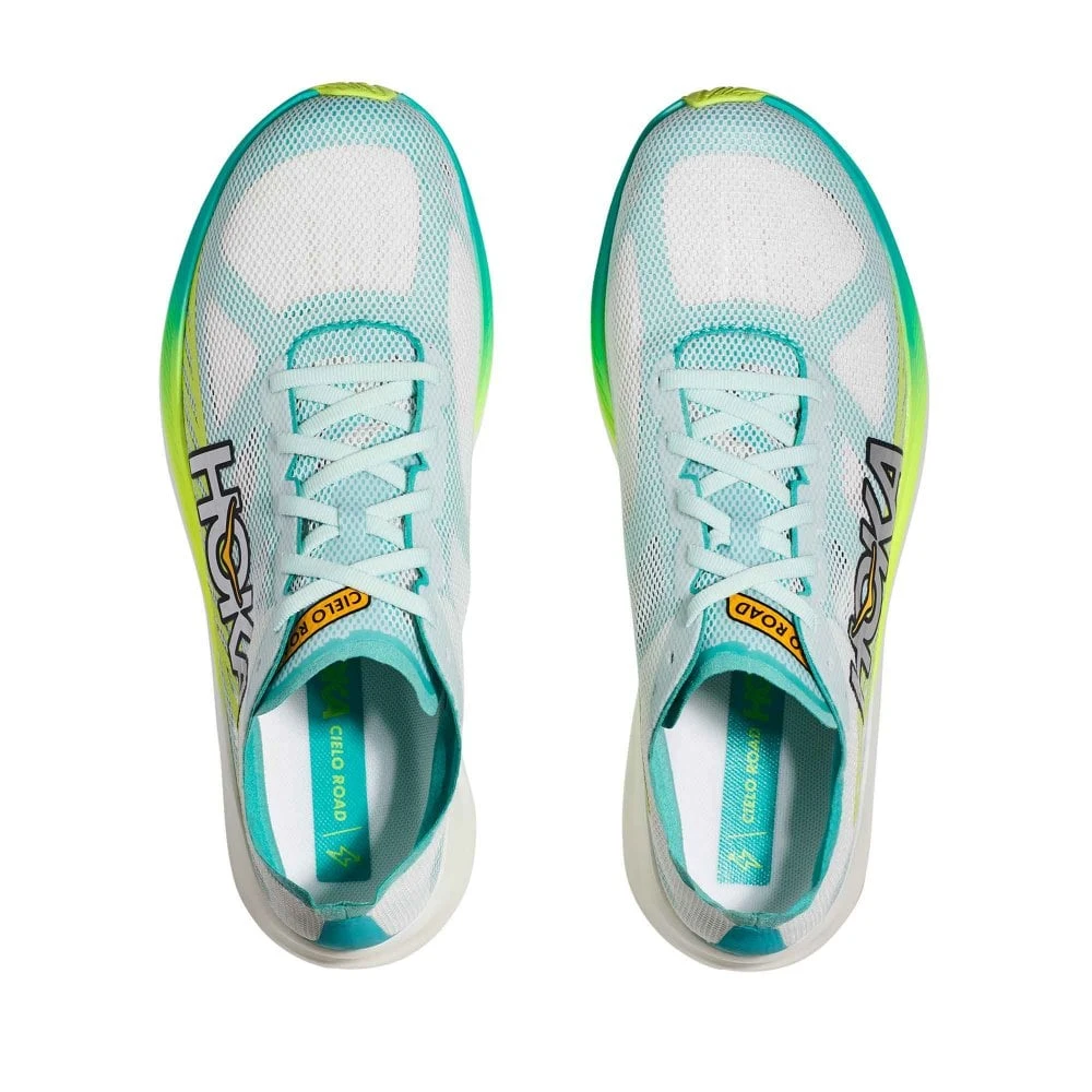 Hoka Cielo Road Running Shoes Unisex White/Ceramic 2 Hoka Cielo Road Running Shoes Unisex White/Ceramic - Image 2
