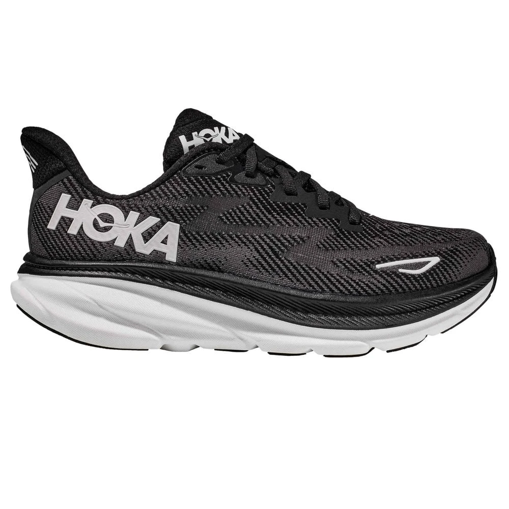 Hoka Clifton 9 Womens Running Shoes Black/White 1 Hoka Clifton 9 Womens Running Shoes Black/White