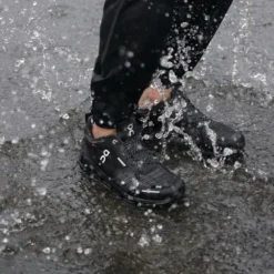 On Cloudflyer Waterproof Womens Road Running Shoes With Support Black & Lunar -Hoka || BROOKS || Altra Shop cloudflyer waterproof womens road running shoes with support black lunar p4716 15338 image