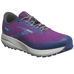 BROOKS Divide 4 Womens Trail Running Shoes Purple/Navy/Oyster