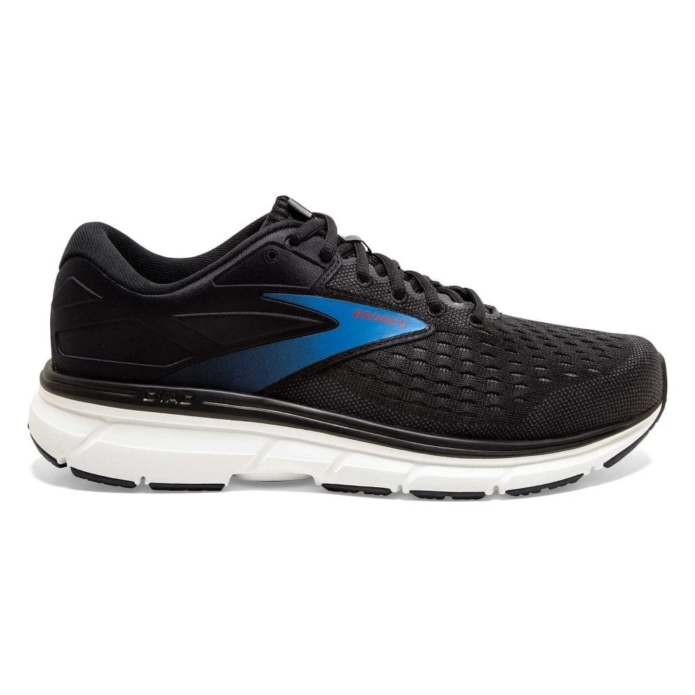 BROOKS Dyad 11 Extra Wide 4E Mens Running Shoes Black/Ebony/Blue 1 BROOKS Dyad 11 Extra Wide 4E Mens Running Shoes Black/Ebony/Blue