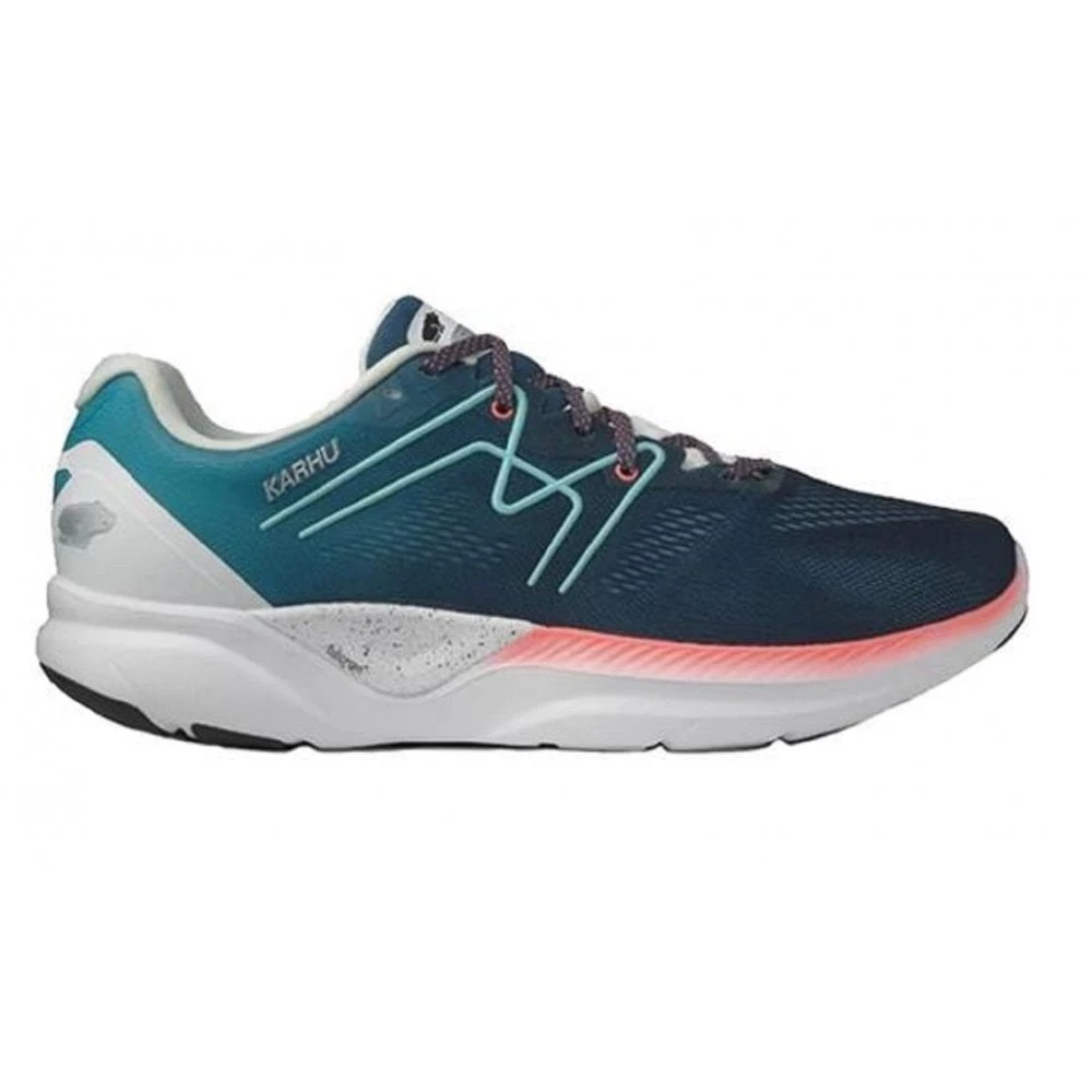 Karhu Fusion Ortix HiVo Mens Wide Road Running Shoes Moroccan Blue/Porcelain Blue 1 Karhu Fusion Ortix HiVo Mens Wide Road Running Shoes Moroccan Blue/Porcelain Blue