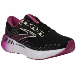 BROOKS Glycerin GTS 20 Womens Running Shoes Black/Fuchsia/Linen