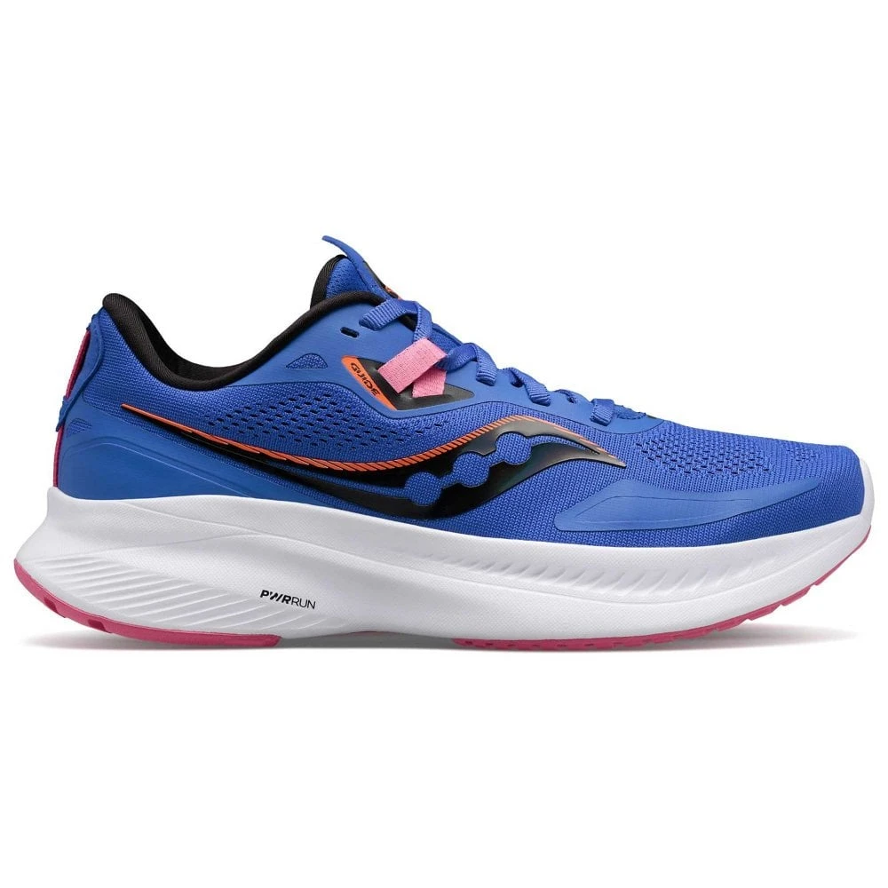 Saucony Guide 15 Womens Support Running Shoes Blue Raz/Zest 1 Saucony Guide 15 Womens Support Running Shoes Blue Raz/Zest