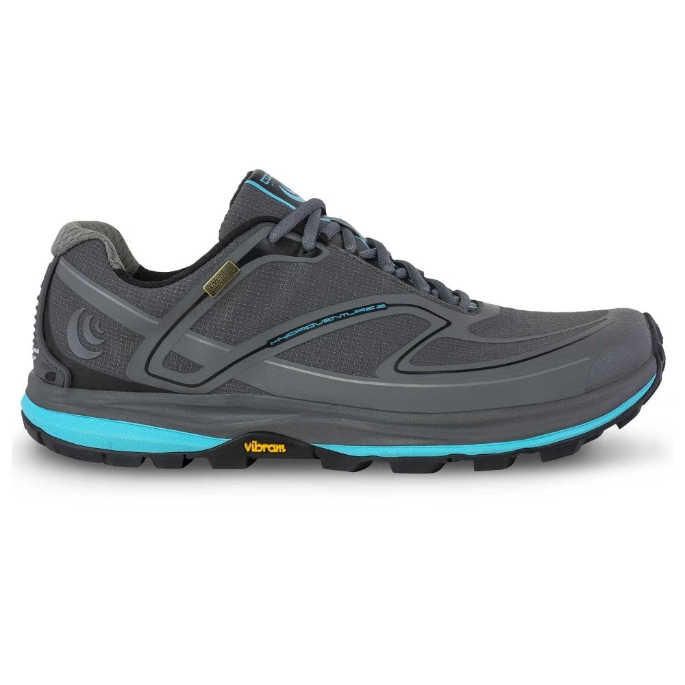 Topo Athletic Hydroventure 2 Womens Waterproof Trail Running Shoes Charcoal/Blue 1 Topo Athletic Hydroventure 2 Womens Waterproof Trail Running Shoes Charcoal/Blue
