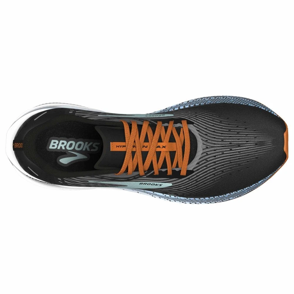 BROOKS Hyperion Max Mens Running Shoes Black/Grey/Orange Clown Fish 3 BROOKS Hyperion Max Mens Running Shoes Black/Grey/Orange Clown Fish - Image 3