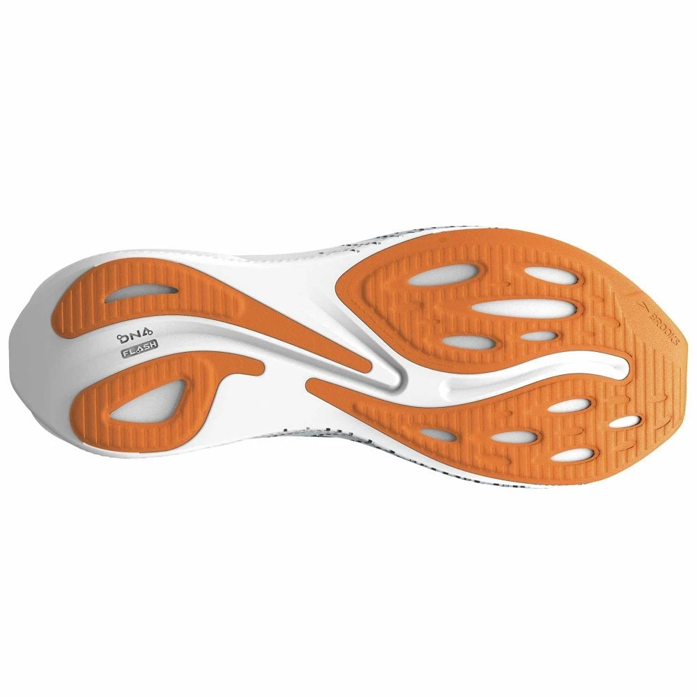 BROOKS Hyperion Max Mens Running Shoes Black/Grey/Orange Clown Fish 4 BROOKS Hyperion Max Mens Running Shoes Black/Grey/Orange Clown Fish - Image 4