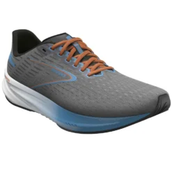BROOKS Hyperion Mens Running Shoes Grey/Atomic Blue/Scarlet