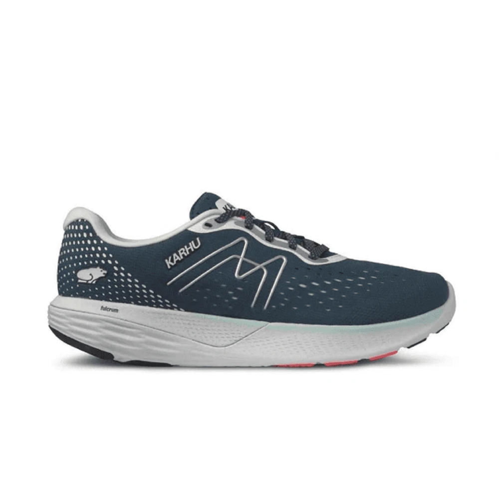 Karhu Ikoni HiVo Mens Wide Support Road Running Shoes Colonial Blue/Morning Mist 1 Karhu Ikoni HiVo Mens Wide Support Road Running Shoes Colonial Blue/Morning Mist