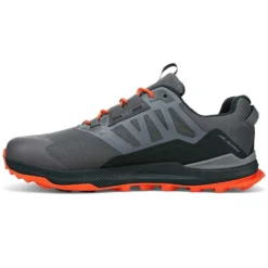 Altra Lone Peak ALL-WTHR Low 2 Mens Trail Running Shoes Grey/Orange -Hoka || BROOKS || Altra Shop lone peak all wthr low 2 mens trail running shoes grey orange p7852 31068 image