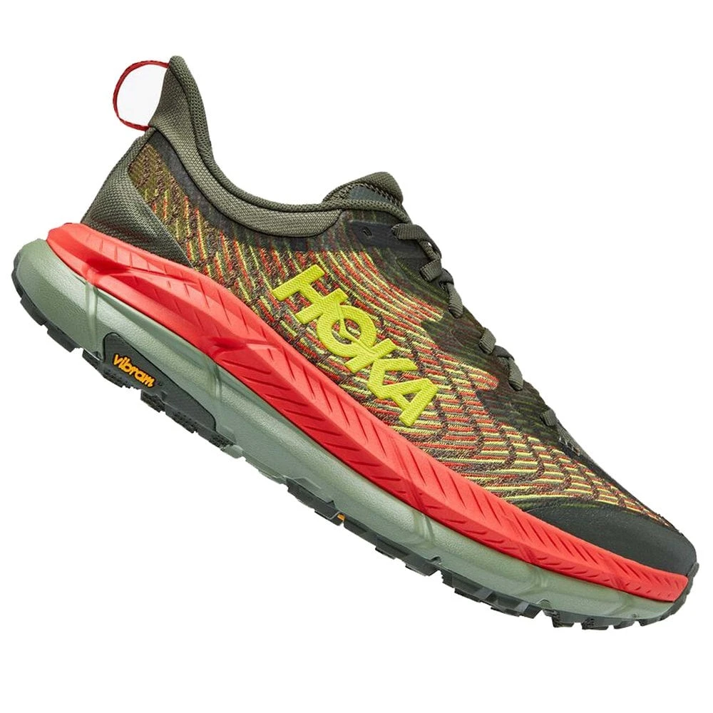 Hoka Mafate Speed 4 Mens Trail Running Shoes Thyme/Fiesta 1 Hoka Mafate Speed 4 Mens Trail Running Shoes Thyme/Fiesta