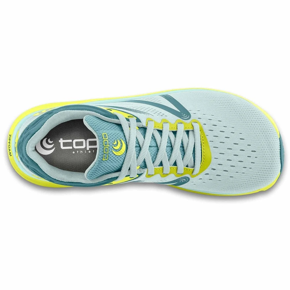 Topo Athletic Magnifly 4 Womens Running Shoes Glass Blue/Lime 2 Topo Athletic Magnifly 4 Womens Running Shoes Glass Blue/Lime - Image 2