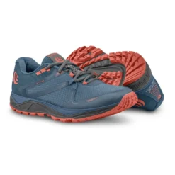 Topo Athletic MT-3 Womens Trail Running Shoes Blue/Coral -Hoka || BROOKS || Altra Shop mt 3 womens trail running shoes blue coral p5178 18804 image