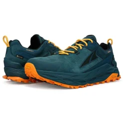 Altra Olympus 5 Hike Low GTX Mens Waterproof Hiking Shoes Deep Teal -Hoka || BROOKS || Altra Shop olympus 5 hike low gtx mens waterproof hiking shoes deep teal p8195 32564 image