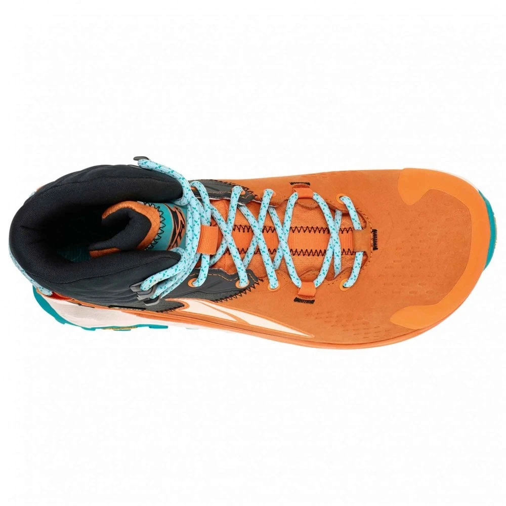 Altra Olympus 5 Hike Mid GTX Womens Waterproof Hiking Boots Gray/Orange 2 Altra Olympus 5 Hike Mid GTX Womens Waterproof Hiking Boots Gray/Orange - Image 2