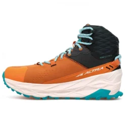 Altra Olympus 5 Hike Mid GTX Womens Waterproof Hiking Boots Gray/Orange 7 Altra Olympus 5 Hike Mid GTX Womens Waterproof Hiking Boots Gray/Orange -Hoka || BROOKS || Altra Shop olympus 5 hike mid gtx womens waterproof hiking boots gray orange p7452 29332 image
