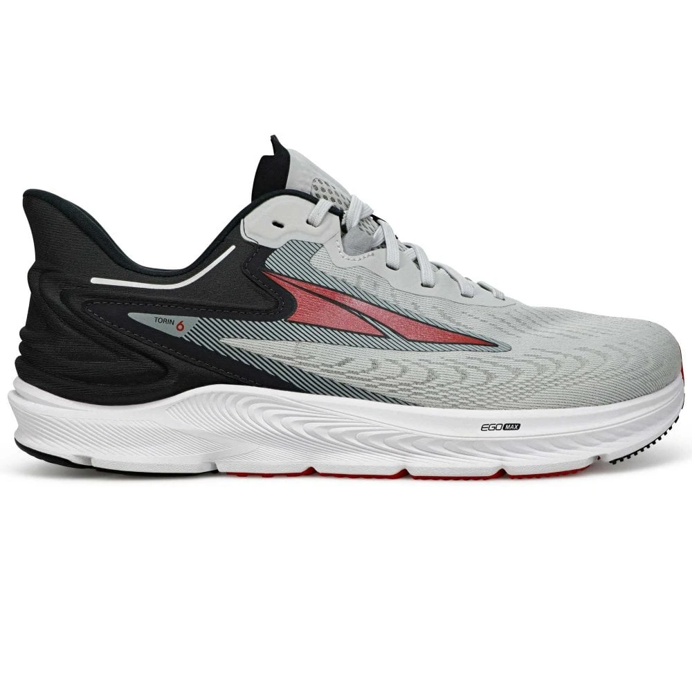 Altra Torin 6 Mens Running Shoes Gray/Red 1 Altra Torin 6 Mens Running Shoes Gray/Red