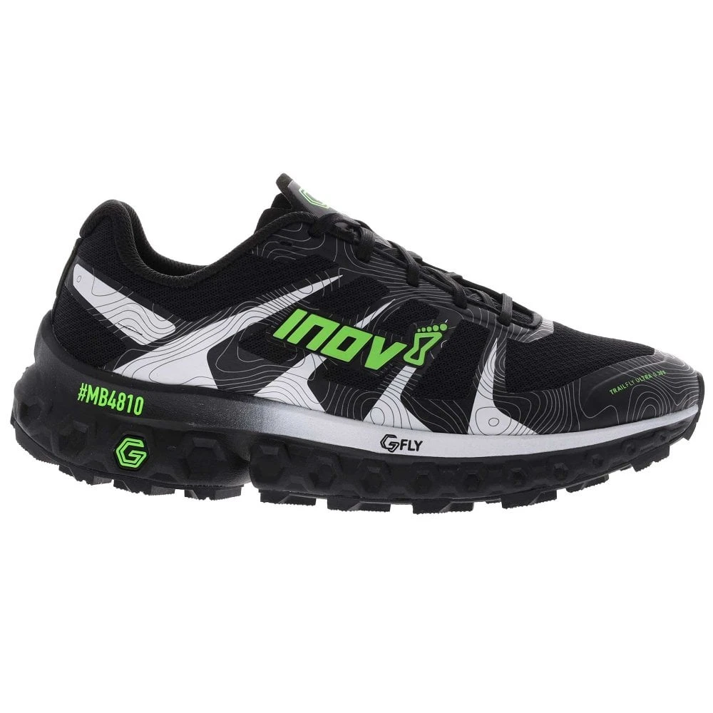 TrailFly Ultra G 300 Max Mens Trail Running Shoes Black/White/Green 1 TrailFly Ultra G 300 Max Mens Trail Running Shoes Black/White/Green