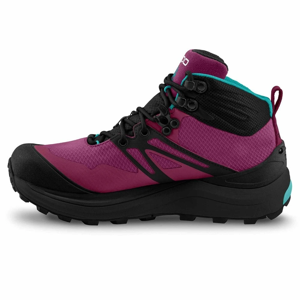 Topo Athletic Trailventure 2 WP Womens Waterproof Hiking Boots Raspberry/Black 4 Topo Athletic Trailventure 2 WP Womens Waterproof Hiking Boots Raspberry/Black - Image 4
