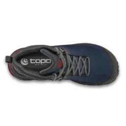 Topo Athletic Trailventure Mens Hiking Boots Navy/Red -Hoka || BROOKS || Altra Shop trailventure mens hiking boots navy red p5851 22894 image